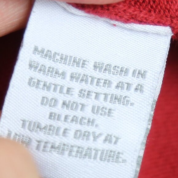 Vintage Y2K Outline Petite Vibrant Red Button Down Cardigan Size Small - Picture 5 of 5